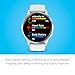 Garmin Venu 3 Silver Stainless Steel Bezel 1.4-Inch AMOLED Touchscreen Display Smart Watch with 45mm Whitestone Case and Silicone Band