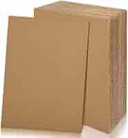 20 Feuilles Carton Ondulé Kraft A4 3mm Épaisseur - Pour Bricolage, Peinture, Loisirs Créatifs