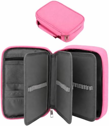 Estojo Escolar Grande Capacidade, Estojo Box Jumbo Com Alça e Ela...