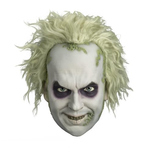 Trick Or Treat Studios Beetlejuice Deluxe Adult Injection Costume Mask