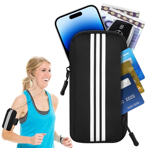 TYSM-CC Bolsa Deportiva Impermeable para Móvil: Diseño Transpirable con Correa Ajustable para Correr, Ejercicio y Aventuras al Aire Libre, Resistente al Sudor, Golpes