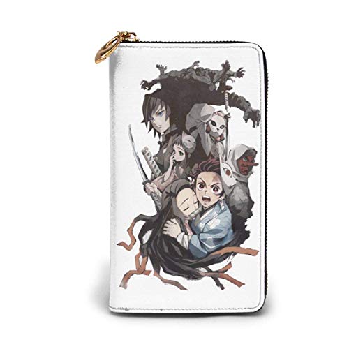 Preisvergleich Produktbild JHGFG Nezuko Mode Anime Damen Leder Brieftasche Clutch Bag