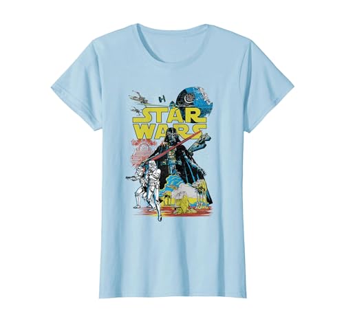 Image of STAR WARS Girl's A New Hope Galactic Battle T-Shirt