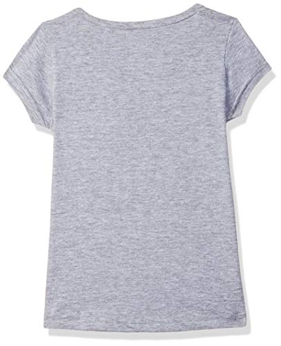 Image of Girl's Regular fit T-Shirt (ESOJG19MS06TOP Grey Melange 3-4 Years)