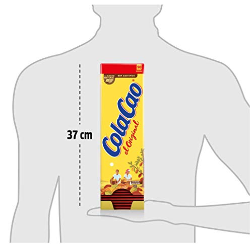 ColaCao, Original, Cacao Soluble Natural y sin Aditivos - 50 sobres de 18g - 900g - Imagen 7