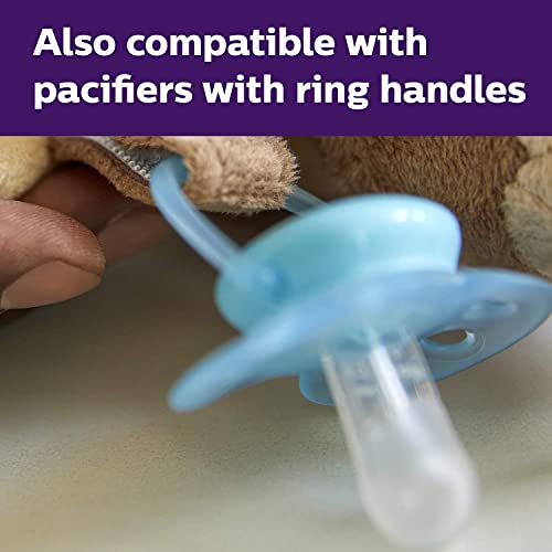 Image of Philips Avent Soothie Snuggle Pacifier Holder with Detachable Pacifier, Koala, 0m+, SCF347 /06