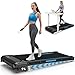Walking Pad, 4 in 1 Laufband für Zuhause mit 9% Steigung, 1-10 km/h Walking Machine mit LED-Anzeige, Fernbedienung, 2,75HP Tragbares Laufband, Bis 150kg Belastbar, Keine Montage Erforderlich