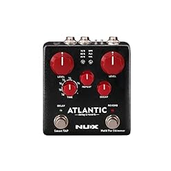 Nux NDR-5 Atlantic Pédale de délai et de réverbération, technologie Core Image (fonction Smart-TAP, 3 effets de délai… - Les Beatles, Paul McCartney, John Lennon, RIngo Starr, George Harrison