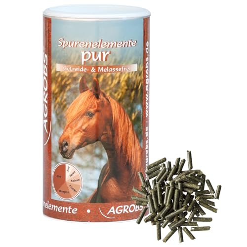 Agrobs Spurenelemente pur | für Pferde bei Mangelerscheinungen | 800g