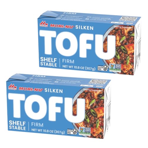 Silken Tofu | Soft Firm & Super Soft | High-Protein Non-GMO Vegan KSA Certified | 305g-307g (Pack of 2) (Firm Tofu 307g)