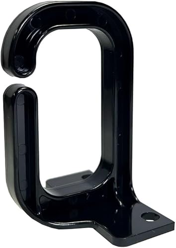 Miniatura 5 de Quest Manager de cables vertical con anillo en D, 25 cables, paquete de 3 unidades, negro (VD-00-025-3)