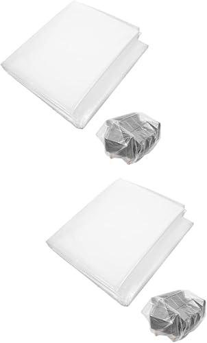 ARTIBETTER Funda de plástico para sofá, 2 piezas, para exteriores, para almacenamiento de cojines para exteriores, bolsas de mudanza extra grandes,