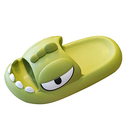 Dinosaur Children Slippers Boys Girls Babies Summer Indoor Bathing Anti Slip Anti Odor Princess House Slippers for Girls (GN2, 10 Toddler)