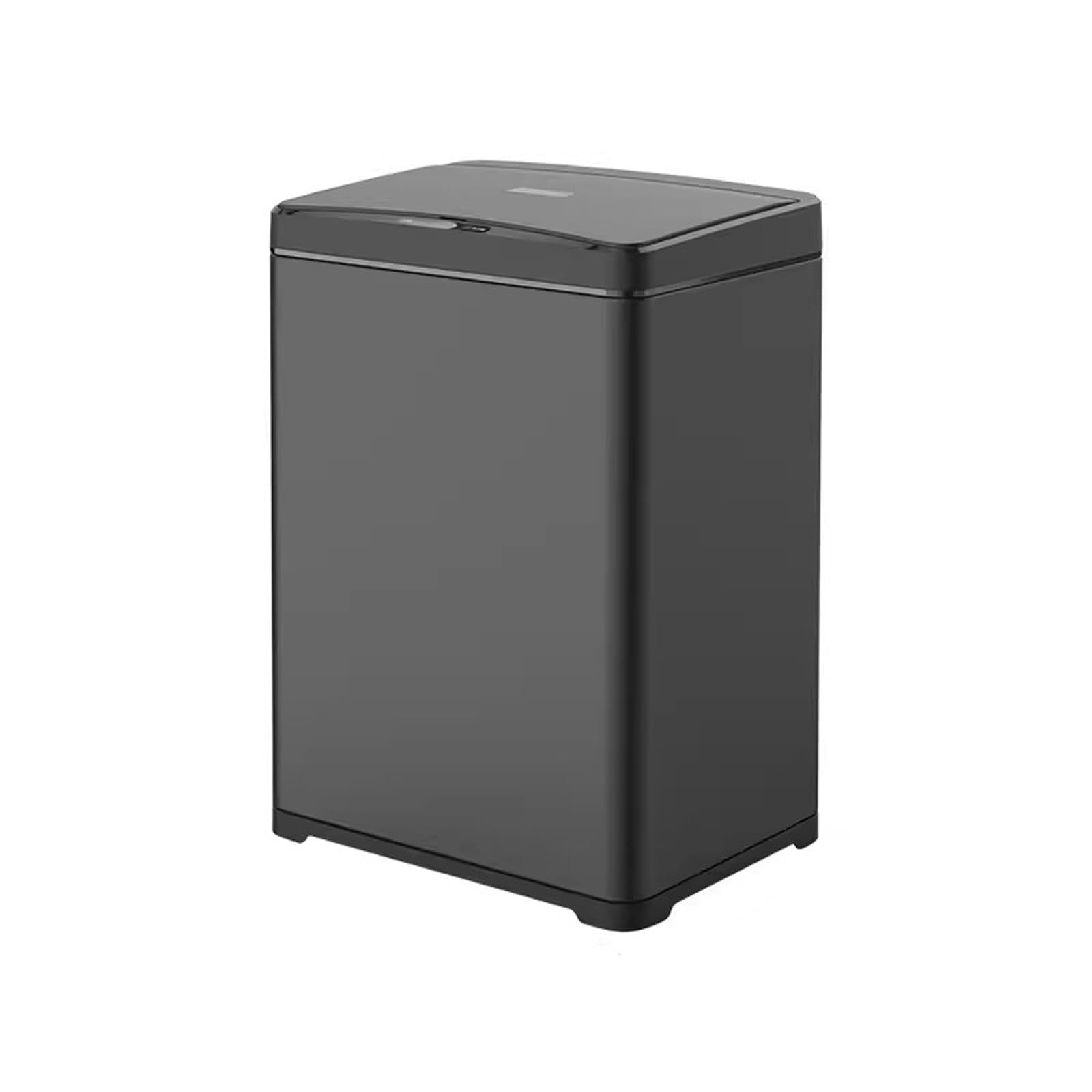 Kitchen Trash Can Intelligent Sensor 30 Liters Trash Can with Lid Large Commercial Home Kitchen Hotel Mall Intelligent Trash Can Sensor Garbage Can (Black)