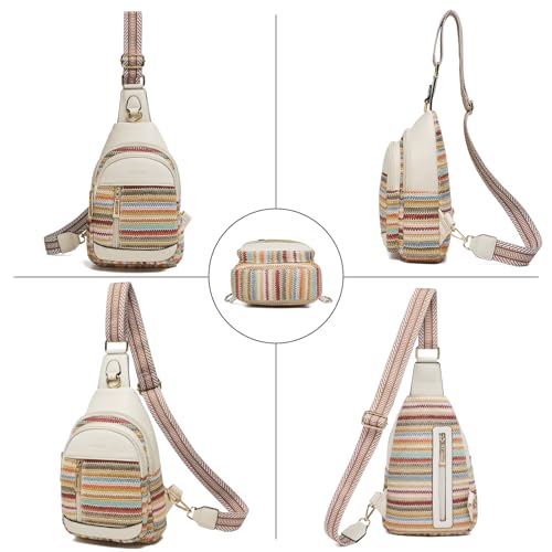 Image of cakang Womens Sling Bag Crossbody Bags for Women Vegan Leather Sling Backpack Daypack Fanny Pack Crossbody Purse Travel