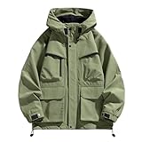 Chaqueta impermeable para parejas, resistente al viento, para exteriores, senderismo, camping, senderismo, pesca, En8, XXL