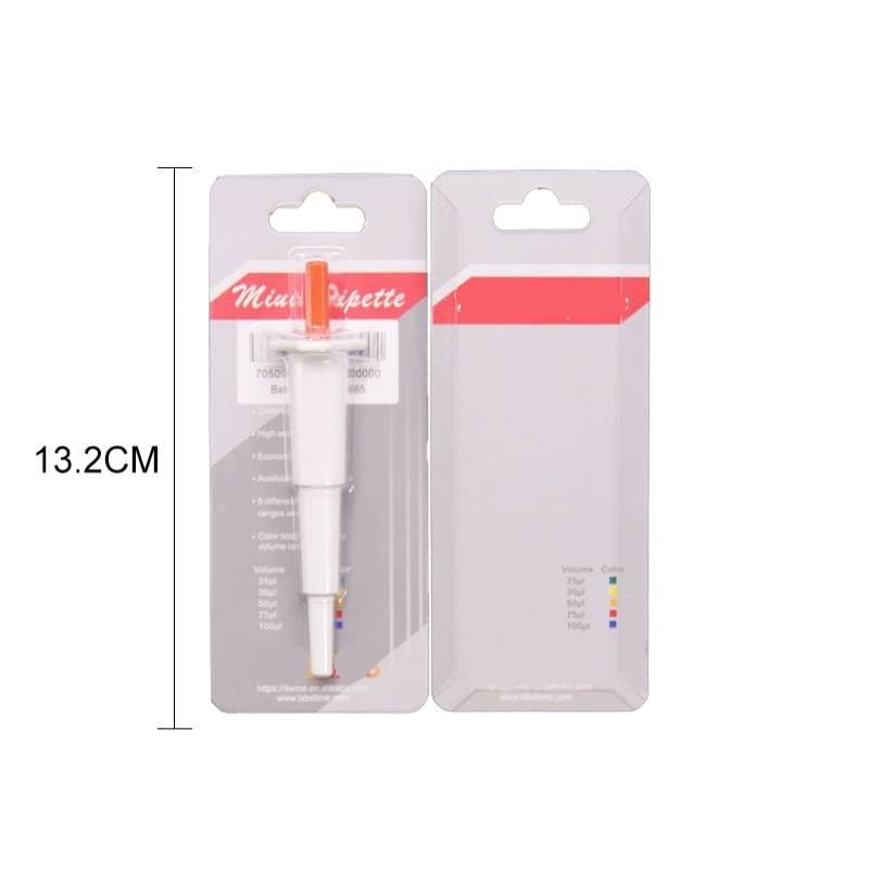 Pipette à volume fixe 25ul micropipette manuelle pour laboratoires 2pcs - 5