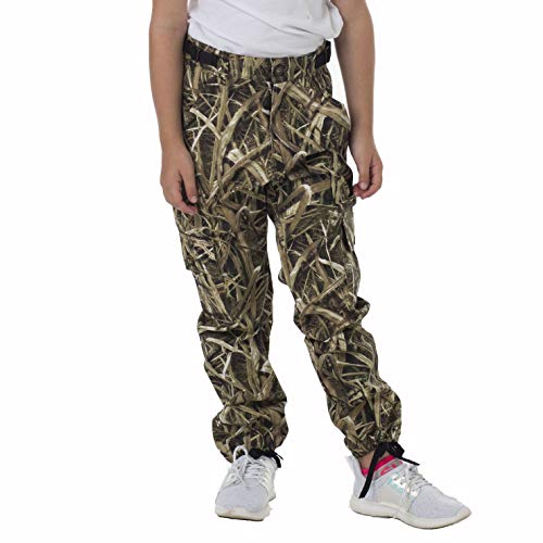 Trailcrest Youth Kids Camo Hunting Cargo Pants | 6 Pockets | Mossy Oak