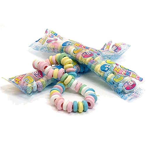 ITDSTORE - Caramelos duros de fruta en bolsa de 20 uds. envueltos individualmente (collares)