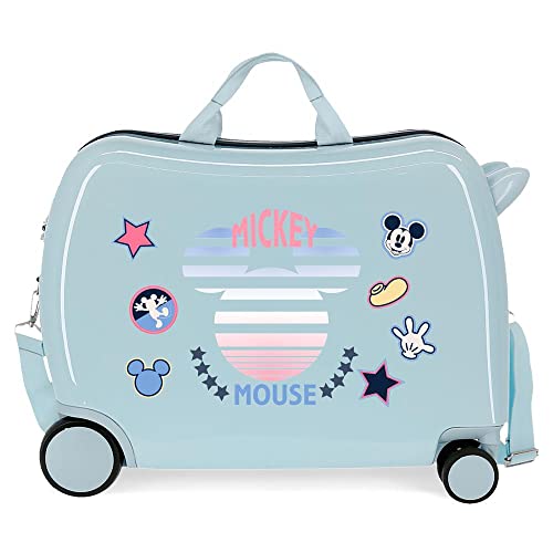 Disney Mickey Mickey Denim Maleta Infantil Azul 50x38x20 Cms Rígida Abs Cierre De Combinación Lateral 34 1,8 Kgs 4 Ruedas Equipaje De Mano Disney Mickey Mickey Denim Maleta Infantil Azul 50x38x20 Cms Rígida Abs Cierre De Combinación Lateral 34 1,8 Kgs 4 Ruedas Equipaje De Mano