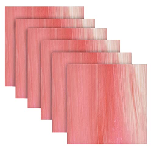 ALAZA Coral Pink Chevron Cloth Napkins #TOP23