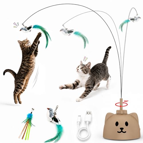 Catpick Joy USB-Rechargeable Automatic Feather Spinner
