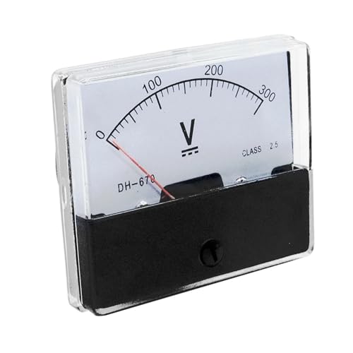 Medidor de voltaje analógico 500V DC clase 2,5 para panel 2