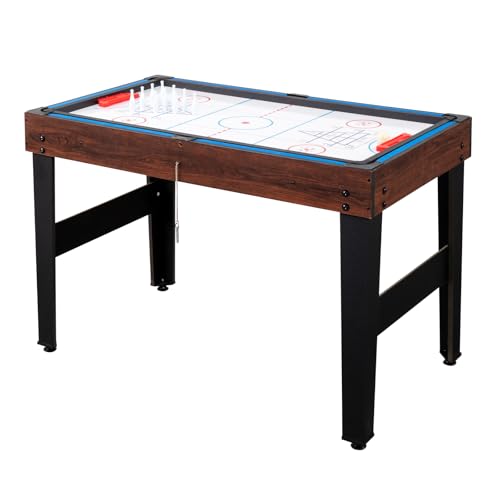 LEADZM Table Football, Kickertisch, Heimkickertisch, 6-in-1-Multifunktionsspieltisch, Einschließlich Hockey, Fußball, Billard, Tischtennis, Shuffleboard, Bowling – Bild 5