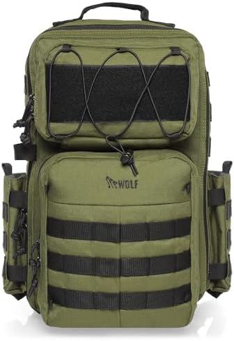 Mochila Militar Wolf Attack M4 Verde - Cordura® 1000D | Amazon.com.br