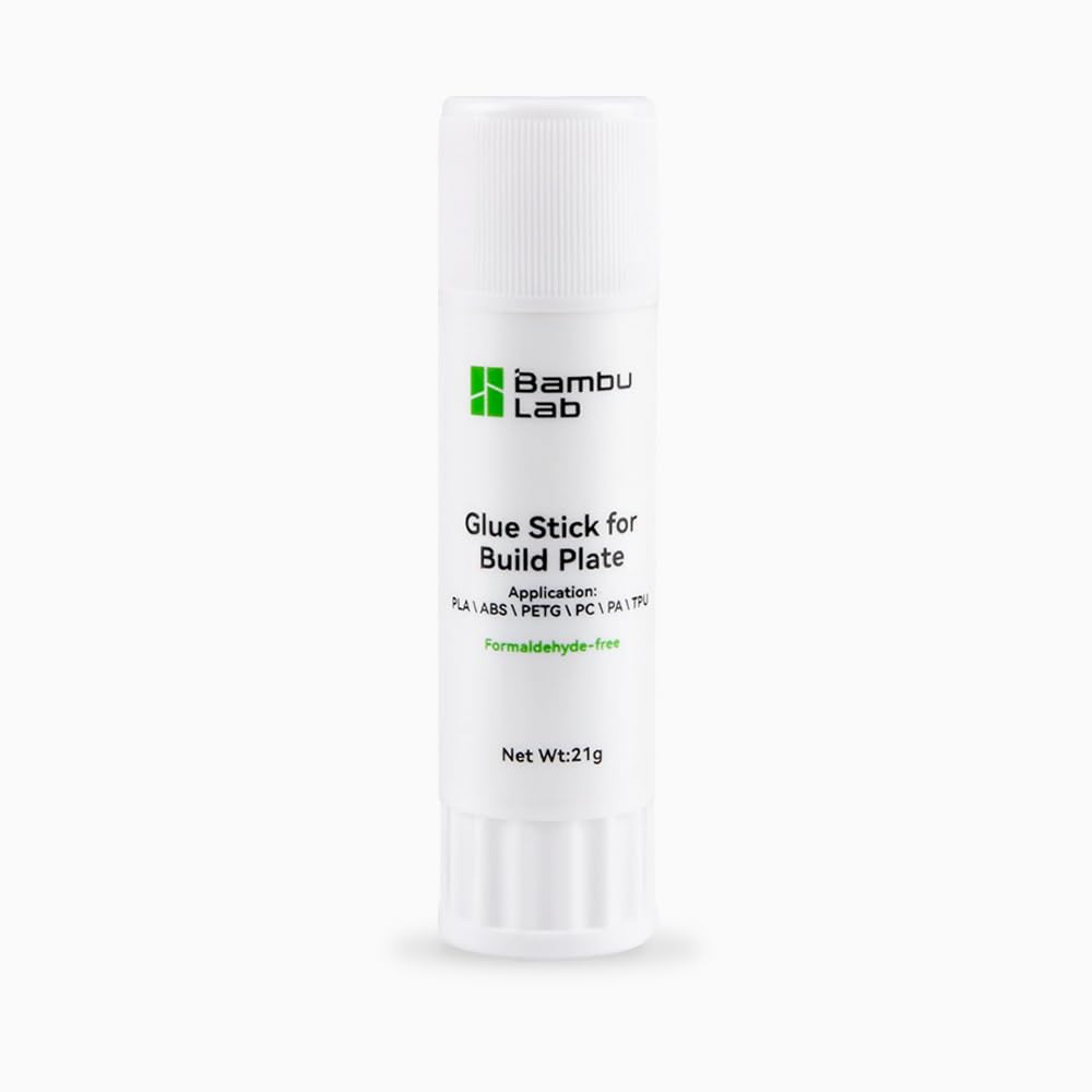 TEWIRROW Bamboo Lab Glue Stick for X1 P1 A1 Series 3D Printer, Deformation Reduction, Solid 3D Printing Bed, Strong Adhesion for PLA, ABS, PETG, PC, PA, TPU Filament-21G-picture-28