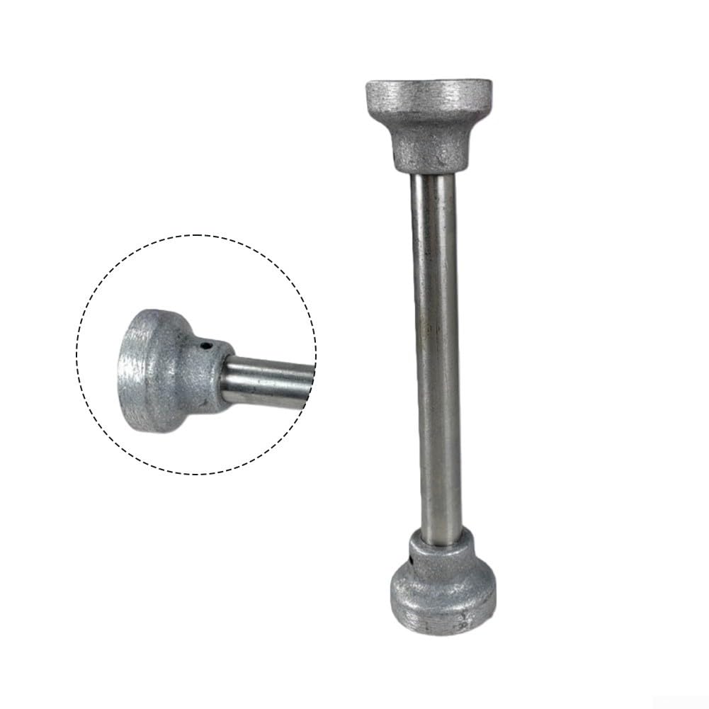 Acoplamiento de eje de conexión de metal para máquina de combustión Ws-5 con ajuste de precisión de 14 mm para chimenea, estufa, sistema de calefacción, pieza de repuesto, acabado plateado, accesorio