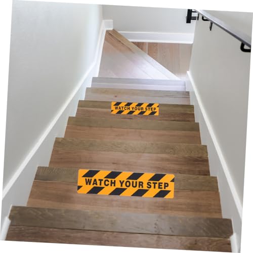 Cinta antideslizante de advertencia WOONEKY 15x60 cm para escaleras y suelo 2