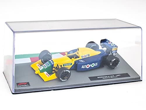 OPO 10 - Formula 1 car 1:43 compatible with BENETTON B190B # 19 Roberto MORENO 1991 (FD210), Multicolor - Image 2