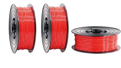 PLA Filament 1,75mm 3D Drucker oder Stift 3 er Set 3x 1Kg Rot
