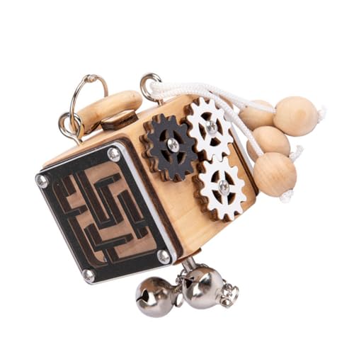Cube d'activités éducatif en bois résistant pour le jeu au salon