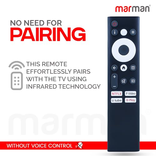 Image of marman Compatible with Skyworth Google TV Remote Suitable for Smart 4K UHD QLED Full HD & HD Tv's Non Voice Command - Match Keys Exactly with Existing Remote Controller