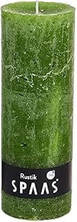 Spaas Rustic Unscented Pillar Candle 68/190 mm, ± 95 Hours, White