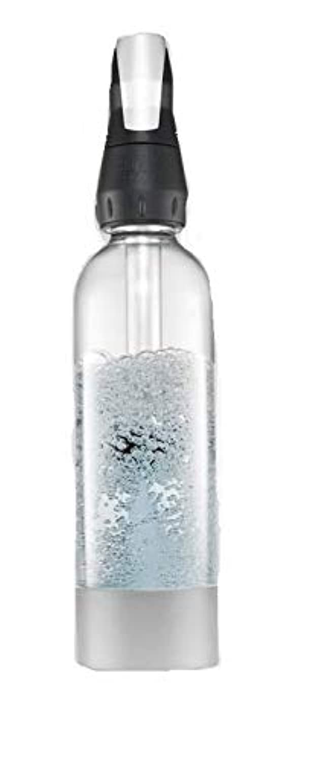 ISITwist and Sparkle Soda Maker - Clear Glass Carbonator, 950 ml