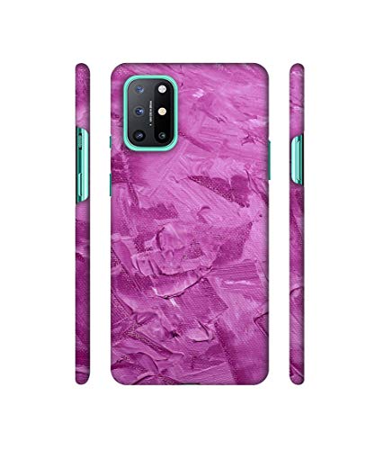Image of Amazon Brand - Solimo Designer Pink Paint 3D Printed Hard Back Case Mobile Cover for OnePlus 8T
