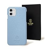 【銀座発】unifiss iPhone 11 ケース 対応 薄型 軽量 ワイヤレス充電対応 iphone11 高級 シュリンク PU レザー カバー 型 スマホ マット スリム 携帯ケース iphone11携帯 スマホ スマホカバー iphone iphone 6.1 インチ inch お洒落 おしゃれ 11 用カバー ブルー １１ 11 BL