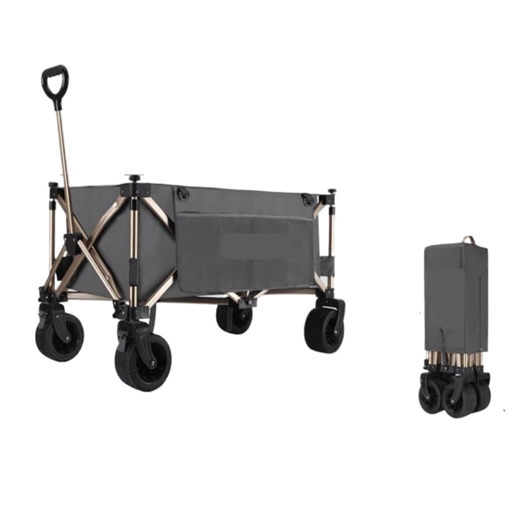 vrfvsdasAAS camping cart， Camping Cart Outdoor Picnic Camp Grocery Shopping Trailer Gathering Various Styles Trolley
