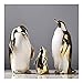 Produktbild LIUCHUNYANSH Gartenskulptur Wohnaccessoires Wohnzimmer Dekoration Frauen Ornamente Goldener Pinguin Keramik Dekoration Tier Keramik Crafts Shooting Props