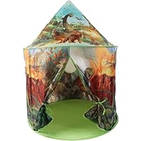 Dinosaur Pop Up Play Tent for Kids, Indoor/Outdoor Playhouse, Ages 3+, Green