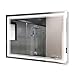 Keonjinn LED Bathroom Mirror with Lights, 40 x 24 Inch Front Lighted Vanity Mirror, HD Tempered Glass, UL-Listed LED Driver, Anti-Fog, 6000K Dimmale, Memory Function, Easy Installation