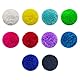 Extra große Garn-Pompons, flauschige Bastelbälle, Acrylgarn-Bälle, große Beanie-Pom-Poms, bunte Pompons, flauschige Mütze, mehrfarbig, 10 Stück