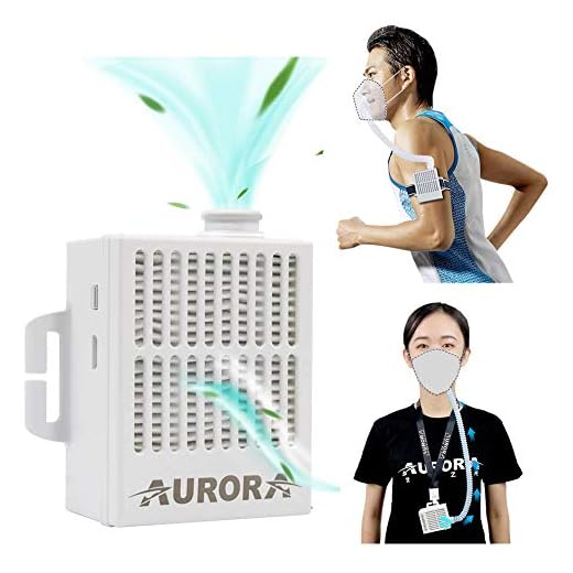 4WDKING Rechargeable Electrical Air Purifying, Reusable Portable Air Purifier with HEPA Filter for Sleeping Outdoor Sports Housework