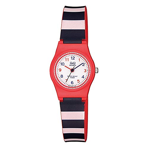 CITIZEN Q&Q ANALOGUE KIDS シチズン キューアンドキュー アナログ キッズ 腕時計 キッズ 子供 男の子 女の子 逆輸入 ネイビー ホワイト 白 レッド 赤 イエロー 黄色 グリーン 緑 ピンク グレー スカイブルー 水色 ストライ