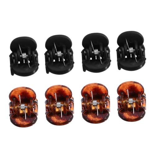 Pinces à cheveux mini Hohopeti : lot de 96 petites pinces noires en plastique pour filles