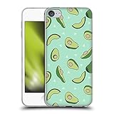 Head Case Designs Officially Licensed Andrea Lauren Design Avocado Food Pattern Soft Gel Case Compatible with Apple Touch 6th Gen / Touch 7th Gen