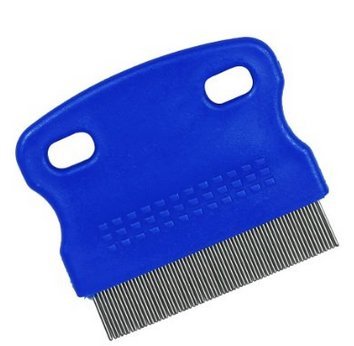 Pecute Flea Comb Durable Dog Puppy Cat Cleaning Comb Grooming Brush Tool Random Color
